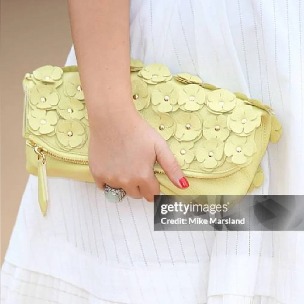 Burberry Prorsum Floral Yellow Bag